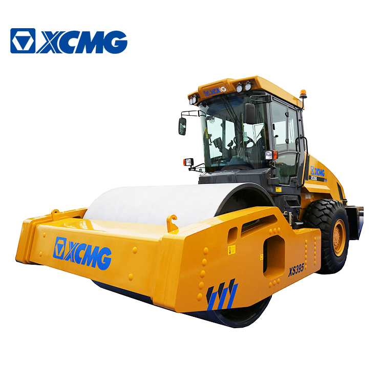 XCMG  XS395 39 ton Full Hydraulic Single Drum Vibratory Soil Compactor Road Roller