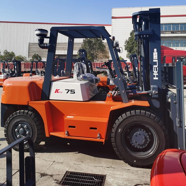 Heli 5 tons Engine Forklift-seriesK series k7.5t diesel counterbalanced forklift ( including stone truck)