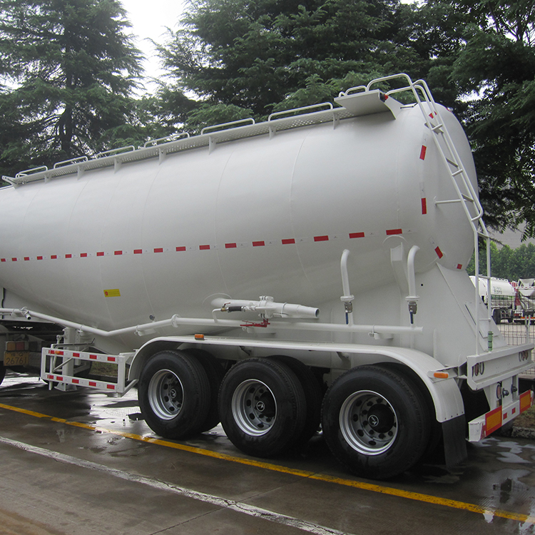 CNCMC 35m3 3 Axle Dry bulk cement powder tanker semi trailer cement bulk carrier truck for sale