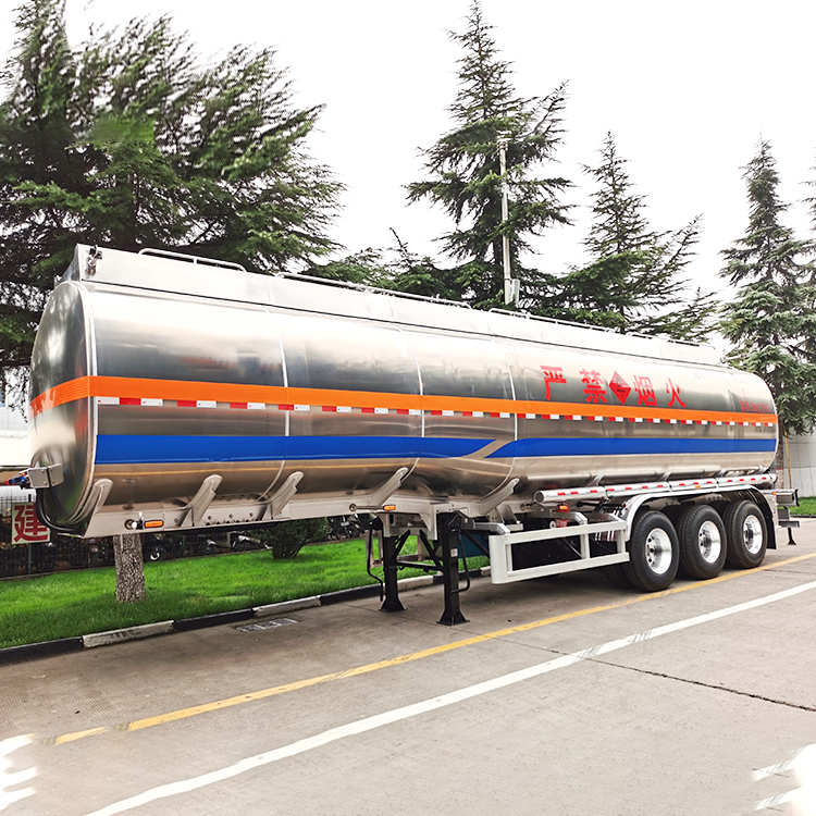 CNCMC 46000 liters Aluminium petrol oil tanker aluminum heavy fuel tankers