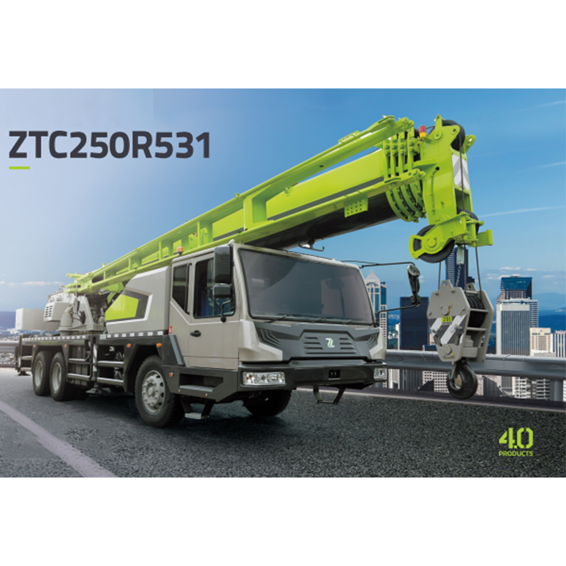 Zoomlion 25 Ton Ztc250r531 high quality Mobile Crane Telescopic Boom Truck Cranes