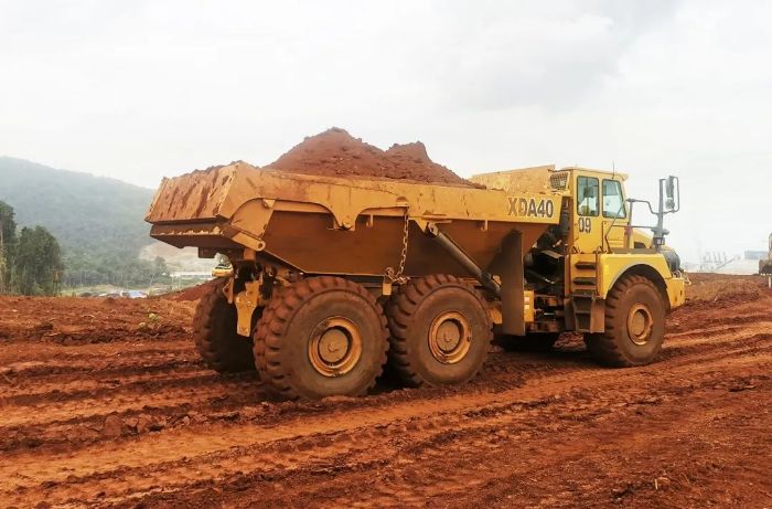 XCMG mining equipment assembled overseas