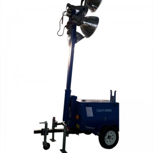 Trailer and light tower generator