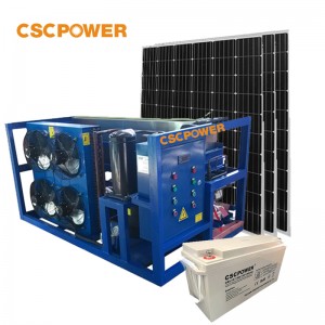 CSCPOWER solar ice machine 5 ton ice block making machine 5000kg per day block ice maker machine for commercial price