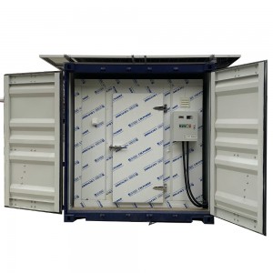 20ft Container Solar powered cold storage room for fish meat vegetable,ice store Solar cold room