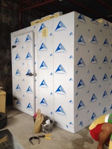 Cold Storage Room with Refrigeration Equipment and Cold Room Door