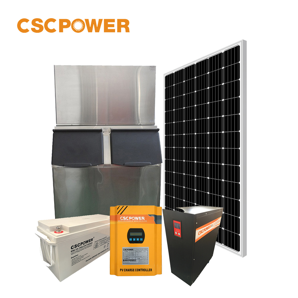 Big discounting Ice Drum - CSCPOWER Industrial Ice Maker Drinking Ice Making Machine Solar Power Cube Ice Machine With Packing System – CENTURY SEA