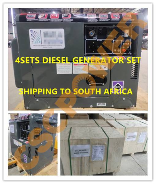 4sets diesel generator shipped to south africa