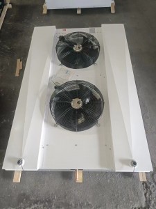 Hot Selling DJ-9.5/55 Evaporator Cold Room Cooling Air Cooler with 2*500mm Axial Fans for -25 Workinig Temperature