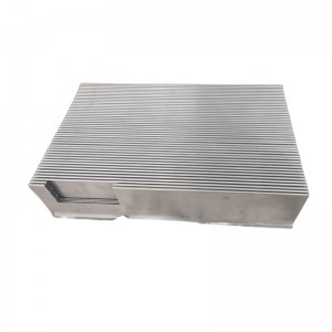 Custom Aluminum Folded Fin Heat sink