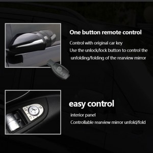 Multifunctional electric folding rearview mirror for v250 mercedes vito 2016-2022