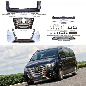 Best quality 2022 Most Popular Lls Style Car Bumper Grille Bodykit for Mercedes Benz Vito V250 W447 V260 Vclass Vklass