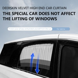 Foldable Car Sun Shade car Fabric curtains window curtains sunshade curtains for Toyota Sienna