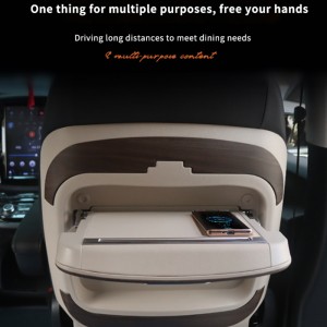 DJZG New high quality Car Seats multifunctional backrest car Backrest Table Board for W447 vito V250 vclass
