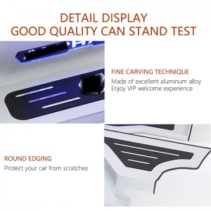 Car Welcome Pedal Car Led Door Sill Plate For Toyota Alphard