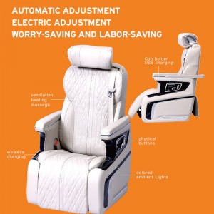 Pu Leather Car Seat Modificaiton Mpv Suv Luxury Automotive Aero Seat For Mercedes Benz V-class Vito W447 Single Tuning Seat