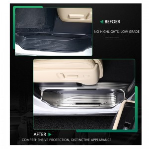 High Quality Accessories Car Welcome Pedal Car Door Sill Plate For Toyota Alphard 2016-2020 Year