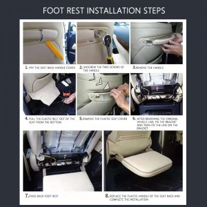Hot Sale Car Seat Adjustable Foot Rest Foot Resting for Toyota Alphard 2018-2022