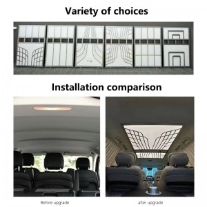 Car interior decoration Ceiling light for MINIBUS VCLASS/V260/VITO/SPRINTER Led deco light (bulbs)