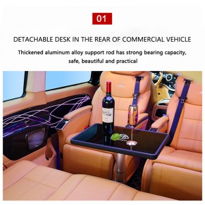 Car Interior Accessories Table Folded For Mercedes Benz Vclass w447 v250 v260 vito