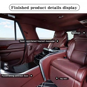 DJZG Factory Direct Price car accessories Auto Car Seat Luxurious Electric Adjustable Full Set For Lincoln NAVIGATOR