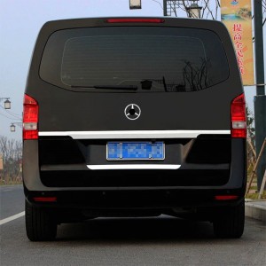 Hot Sale Car Exterior Decoration Universal Stainless Steel Durable Car Tailgate Trim For Mercedes Benz Vito Vclass W447 V260 2016-2022