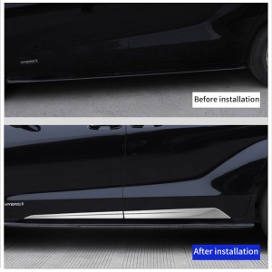 Wholesale Car Exterior Decorative Accessories ABS Car Body Side Trims For Toyota Sienna 2021