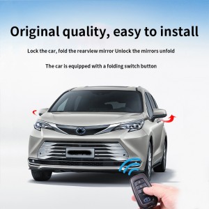 Best Selling Auto Body Accessories Folding Rear View Mirror Electric Car Mirrors For Toyota Sienna 2021