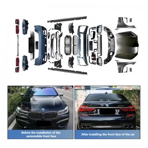 Car auto parts body kit for BMW 7 series 2016-2019 upgrade 2020 year with hood fender headlights bumpers G11/G12