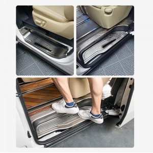 High Quality Accessories Car Welcome Pedal Car Door Sill Plate For Toyota Alphard 2016-2020 Year