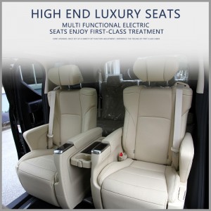 Luxury original Leather Car Seat for Toyota Alphard 2015-2023 Year