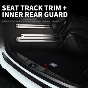 Seat Slide Rail Trim Car track trim Seat Floor Track Trim Fit For Honda Elysion