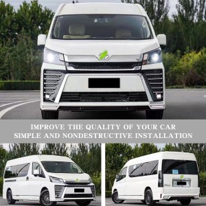 New Upgrade car bumpers body kit automotive parts alphard Body kit for Toyota Hiace 2019-2021 Year
