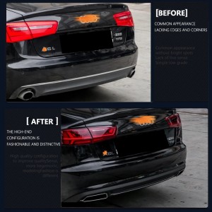 car body kit exterior accessories upgrade bumper bodykit for Audi A6 2013-2016Year
