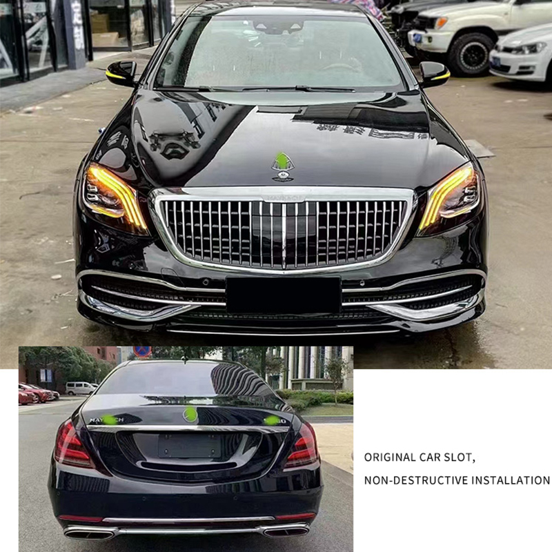 China For Mercedes s class W222 2014-2018 year new upgrade Car Bumpers Car  Accessories Auto Body Part Front Body Kit Manufacturer and Supplier