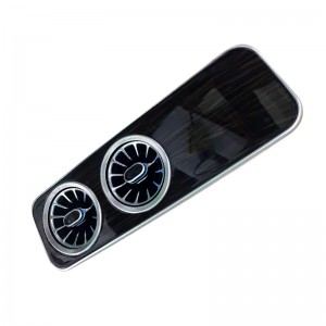 2022 car turbine air vent outlet with Ambient Light with Ceiling handle mahogany trim part