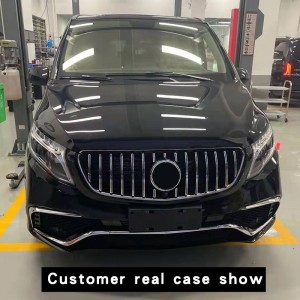 Manufacturer Auto Exterior Accessories ABS Car Body Kits Durable Car Front Grills For Mercedes Benz Vito Vclass W447 v250 v260 2016-2022