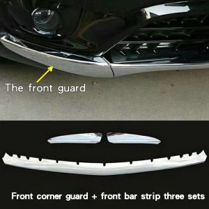 Hot Sale Car Exterior Decoration Universal Stainless Steel Durable Car Front Lip Trim for Mercedes Benz Vito Vclass W447 V250