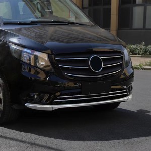 Hot Sale Car Exterior Decoration Universal Stainless Steel Durable Car Front Lip Trim for Mercedes Benz Vito Vclass W447 V250