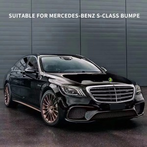 Car PP Body kit for Mercedes Benz S Class W222 2014- 2020 Upgrade to S65