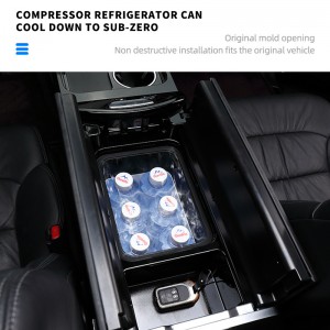 Huichaung Hot selling Custom Car Center Armrest Rotatable Box Storage Box With Cup Holder Interior For Honda Elysion