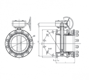 FLANGED MIDDLE LINE TELESCOPIC BUTTERFLY VALVE – SD341X/SD941X