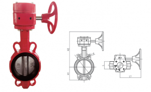 WAFER BUTTERFLY VALVE WITH TAMPER SWITCH – XD371X