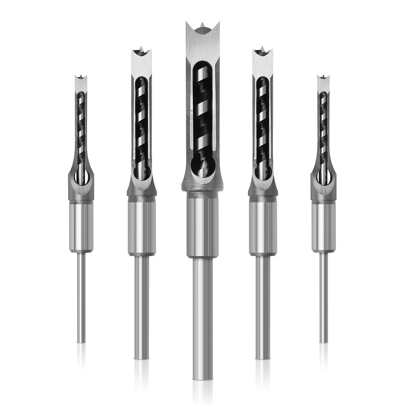 Carpentry Counterbore mortising Drill Bits for rectangle hole processing