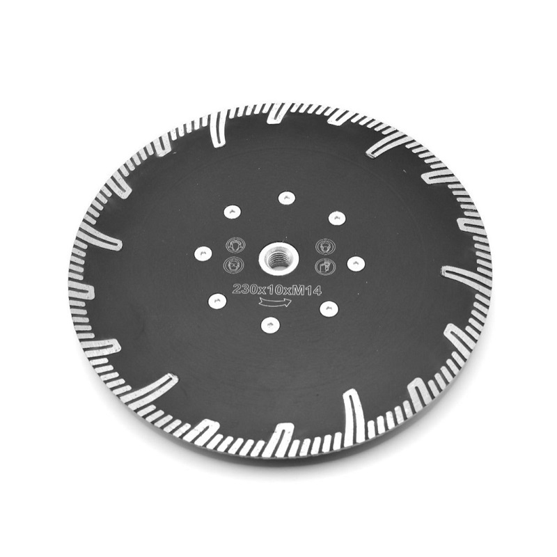 Continuous rim Diamond cutting Blade with protection segments