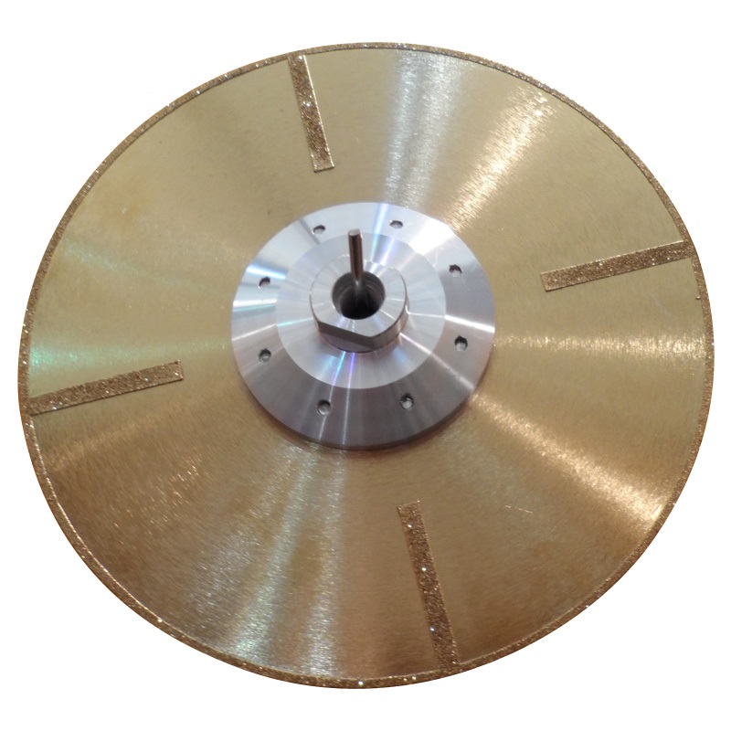 Continuous Rim Electroplated Diamond Saw Blade with Protection Segments