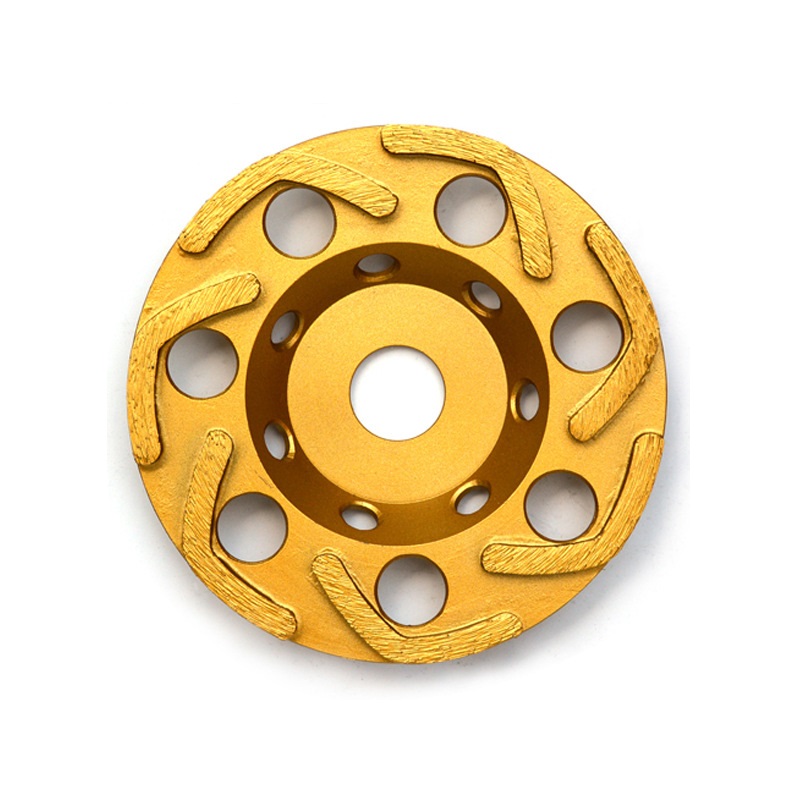 Diamond cup Grinding Wheel with L shape segment