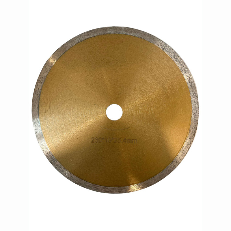 Continuous rim Diamond Saw Blade for glass