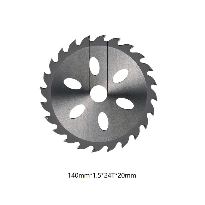 Tungsten carbide tipped wood saw blade for lithium electric saw