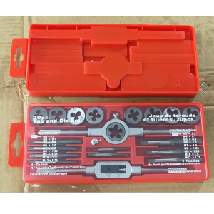 High quality professional Tap and Die Set for Steel Screw Thread Tapping